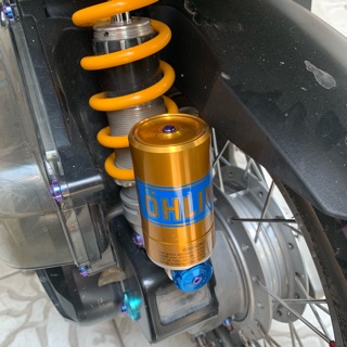 Combo 2 ốc núm + đít bình dầu phuộc titan GR5
