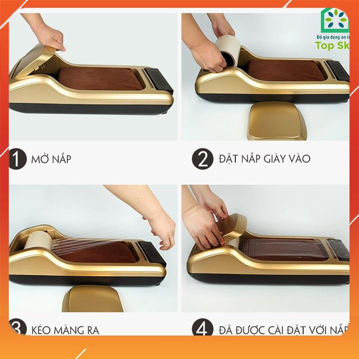 Máy bọc giày đi trong nhà Cao Cấp Có Kèm Theo Túi Bọc Giày 100 Cái