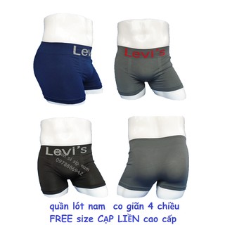 Combo 7 Quần  Boxer / quần sịp đùi / quần lót nam  co giãn 4 chiều FREE size CẠP LIỀN cao cấp