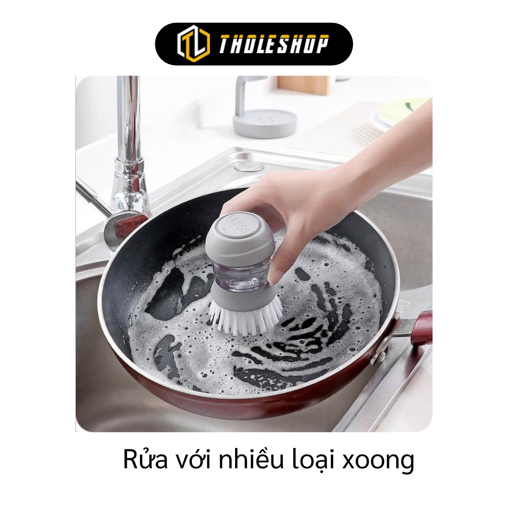 Chà Xoong - Dụng Cụ Chà Rửa Nhà Bếp Có Bình Đựng Xà Phòng Và Có Giá Để Ráo 8881