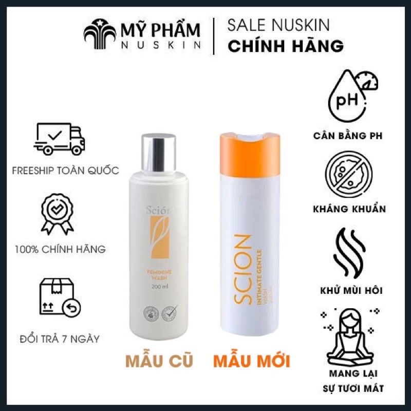 (Giá Sỉ) DUNG DỊCH VỆ SINH SCION PHỤ NỮ NUSKIN - Date mới theo công ty Nuskin Việt Nam