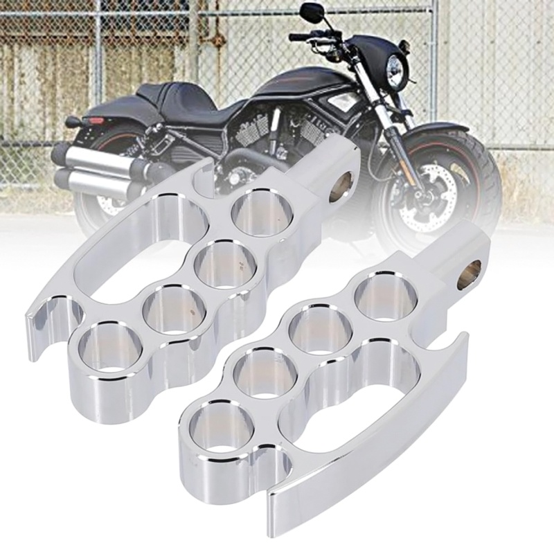 Set 2 Gác Chân Bằng Nhôm CNC Chất Lượng Cao Cho Xe Máy ATV