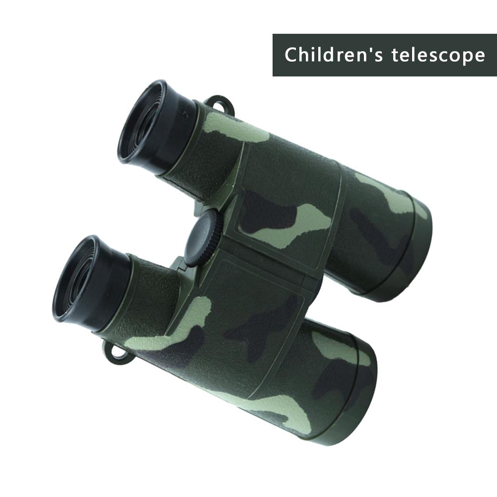 6X35mm Ngụy trang di động Binocular biến thiên tập trung Kính thiên văn Trẻ em ngoài trời Explorer Đồ chơi