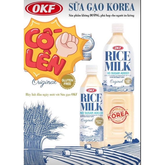 Sữa gạo Hàn Quốc OKF 500 - 1000ml