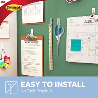 Bộ 2 móc treo tường cường lực siêu dính chống thấm nước 1.3kg Command 3M giảm chỉ còn 60,000 đ