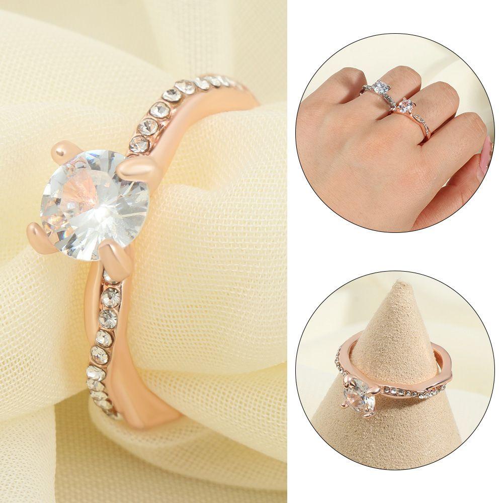 SUMU Nhẫn Đính Hôn Phong Cách Gothic Sang Trọng