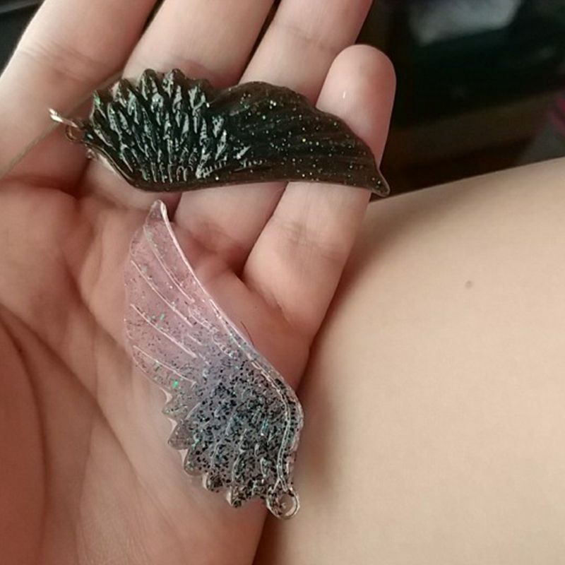 Khuôn silicone làm trang sức hình đôi cánh thiên thần