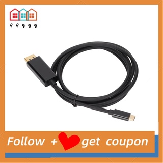 Ffggg type c to displayport cable type c to dp adapter cord 4k for projector tv pc