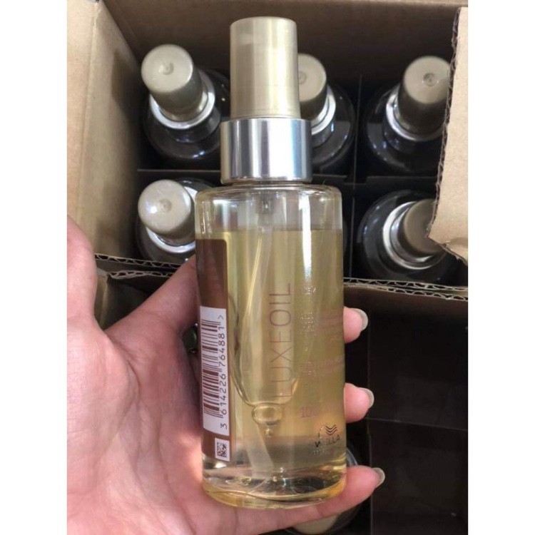 TINH DẦU ARGAN KERATIN SP WELLA LUXE OIL CAO CẤP DƯỠNG TÓC KHÔ HƯ TỔN NẶNG 100ML