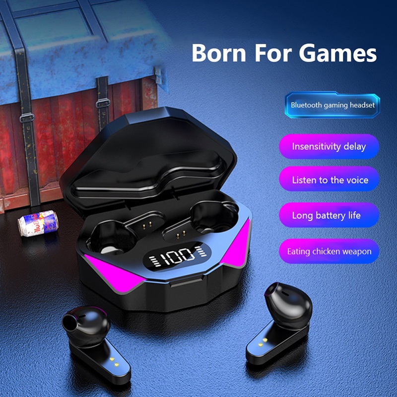 Tai nghe không dây chính hãng thể thao bluetooth nhét ko dây  super bass, comic nút nhét tai nhet tai Tai nghe gaming, the thao hot thời trang caocấp audio chum tai TWS true wireless bluetooth earpods headphone