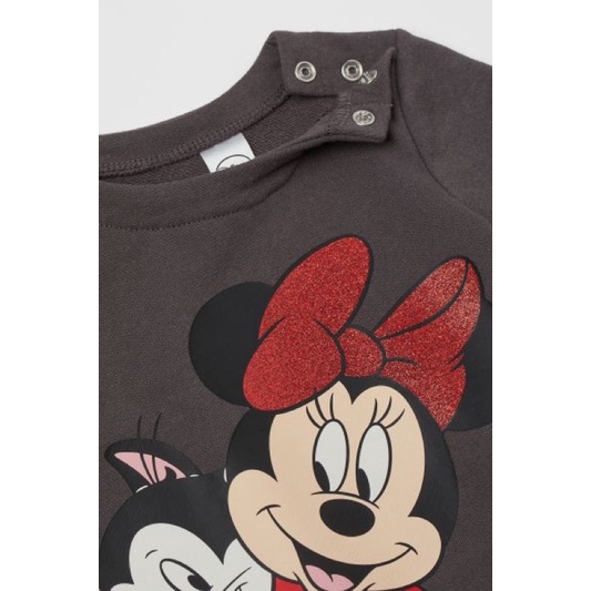 Set bộ nỉ minie cho bé gái săn sale hàng chính hãng