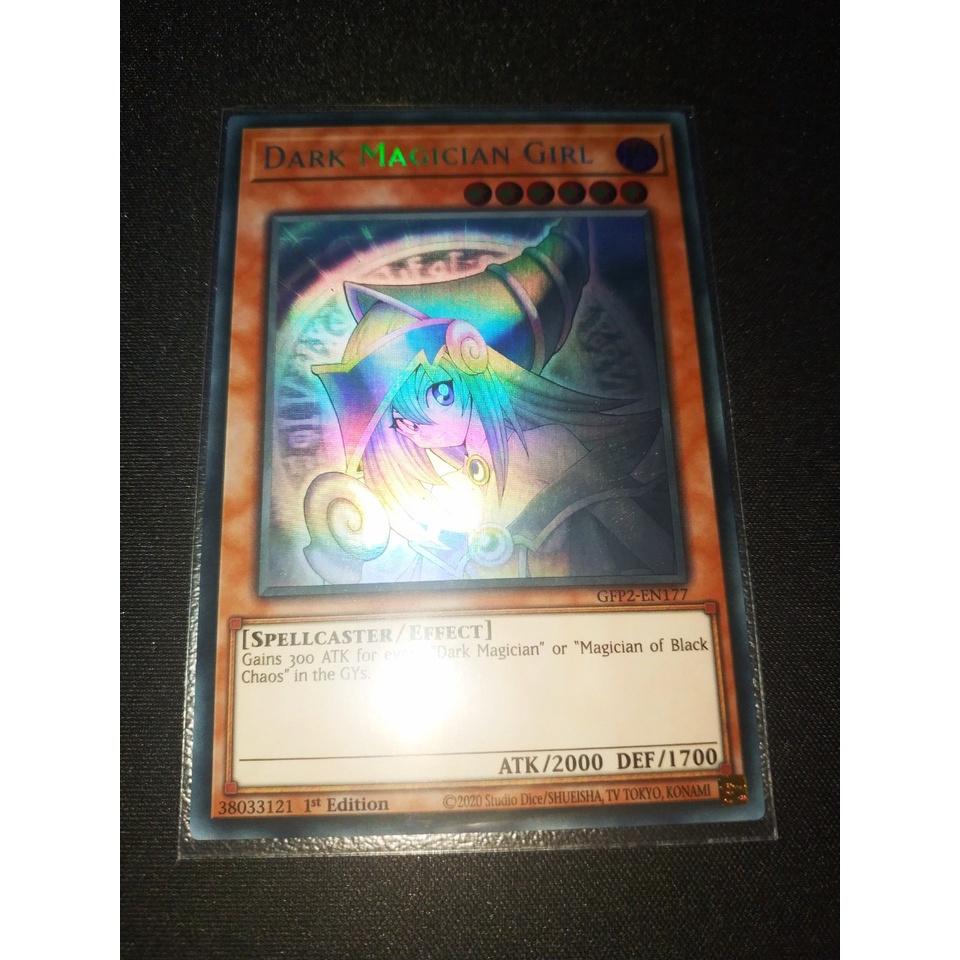 Thẻ bài Yugioh - Dark Magician Girl - GFP2-EN177 - độ hiếm Ghost rare - bản UK