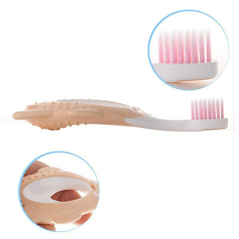 [1-6y] Bàn chải đánh răng siêu dễ thương cho bé, có nắp đậy vệ sinh