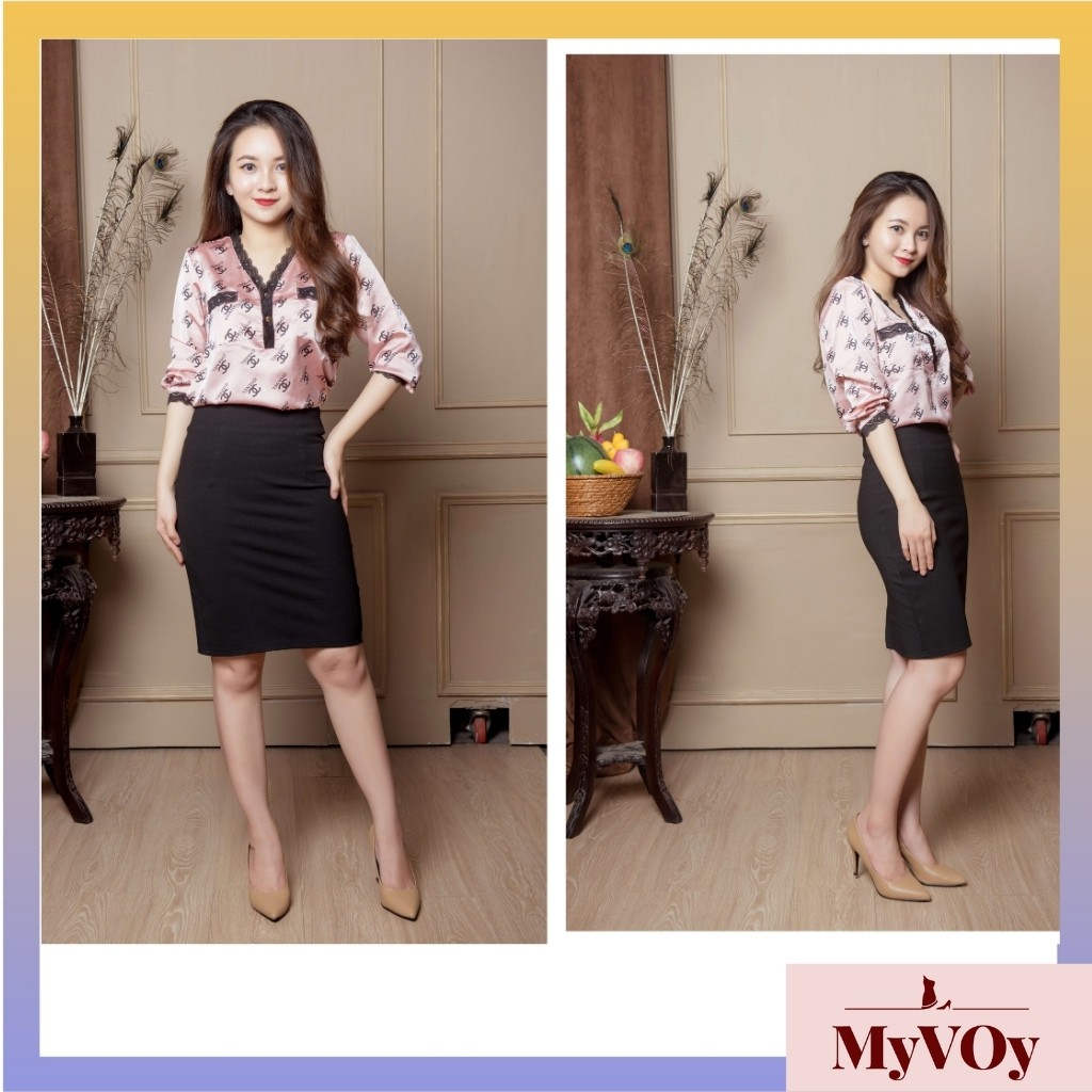 Áo sơ mi nữ công sở dài tay lụa hàn quốc cao cấp - MV 08 Silk