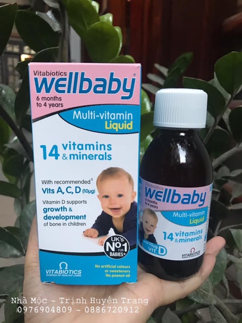 VITAMIN TỔNG HỢP WELL BABY DROPS CHO BÉ TỪ 6 THÁNG