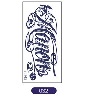 Miếng dán hình xăm có sẵn mực [ Mực giữ 15 ngày ] Mã 032