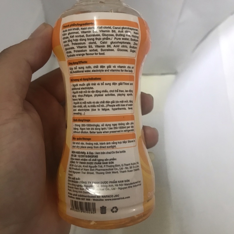 Bù nước điện giải ZOZO
