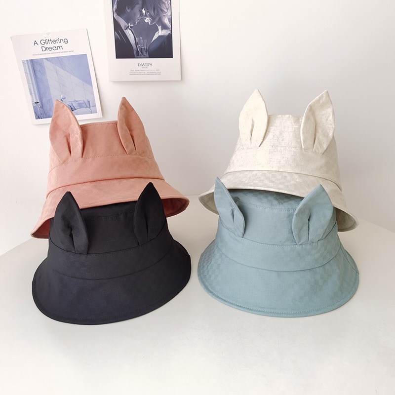 Mũ bucket MG STUDIO hình tai gấu dễ thương đáng yêu