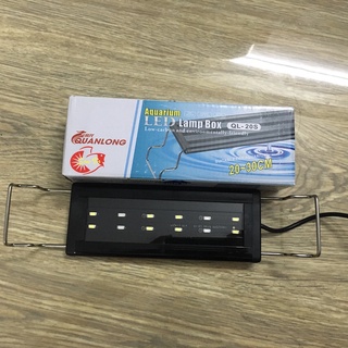 Đèn led thủy sinh bể cá cảnh mini QUANLONG dài 20 - 30, 30 - 40 cm
