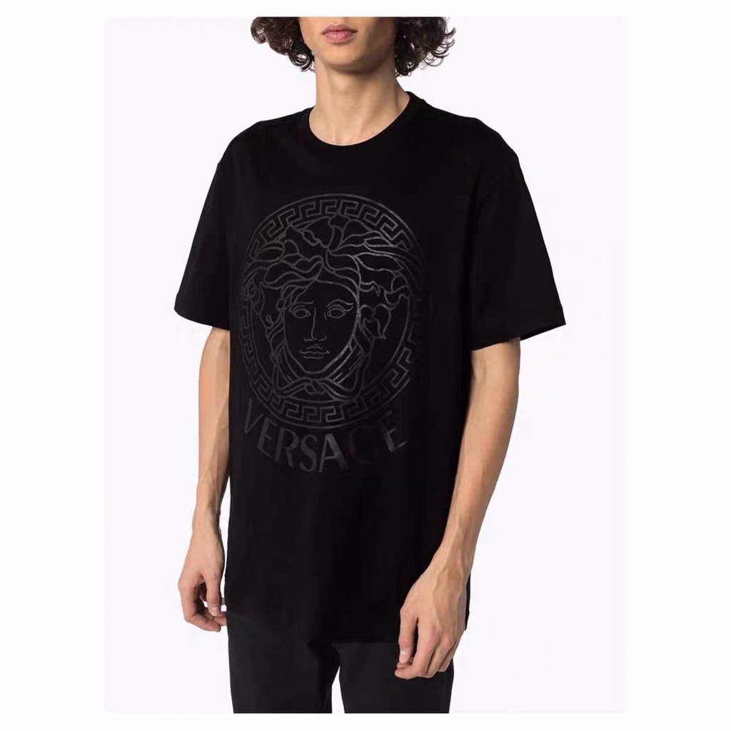 Áo Thun cotton Tay Ngắn Cổ Tròn In LOGO medaka Thời Trang Mùa Hè 2021 Cho Nam