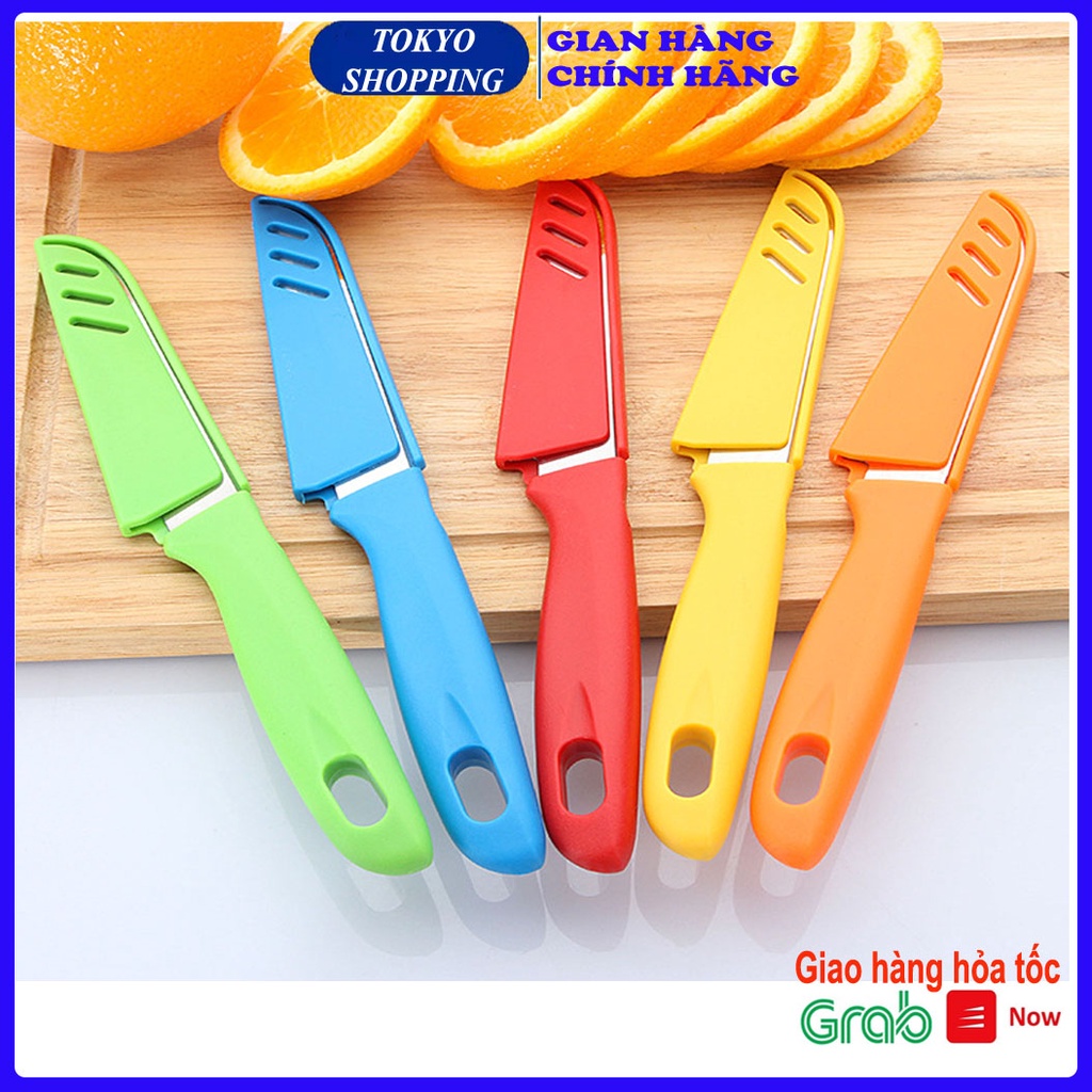 Dao gọt hoa quả có nắp đậy bằng thép không gỉ