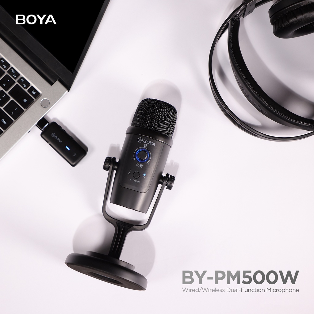 BOYA BY-PM500W - Mic thu âm không dây cho Điện thoại Android  và Laptop