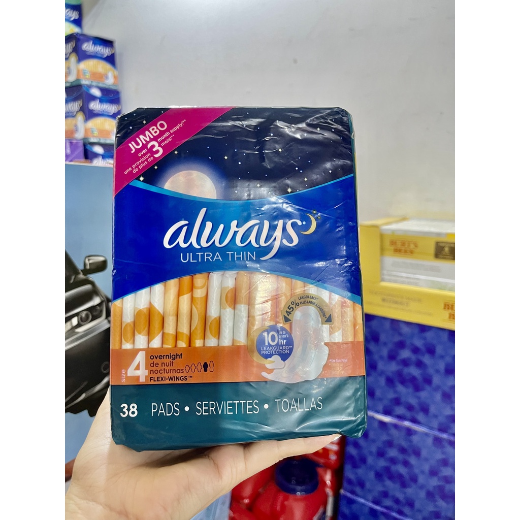 Băng vệ sinh thương hiệu always thương hiệu của Mỹ