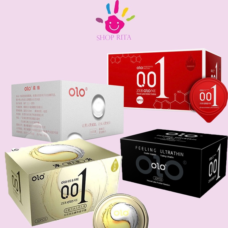 [olo] bao cao su 0.01 mỏng nhất thế giới - đủ mẫu