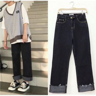 QUẦN JEANS ĐEN BASIC