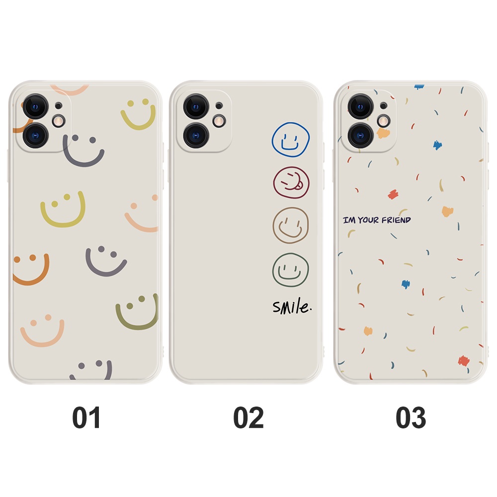 Ốp Điện Thoại Dẻo Họa Tiết Mặt Cười Dễ Thương Cho Tecno Spark 6 Spark 6GO 6 Air Spark 7 Pro Tecno Camon 17 Pro 17P