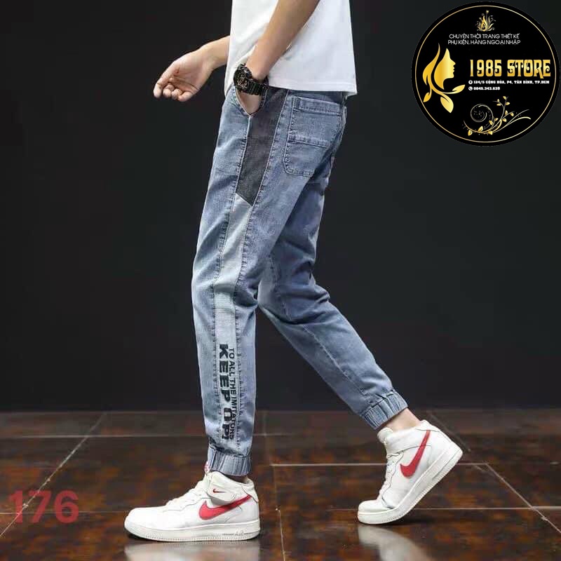 Quần Jean nam xanh joker chất bò cao cấp co dãn 4 chiều