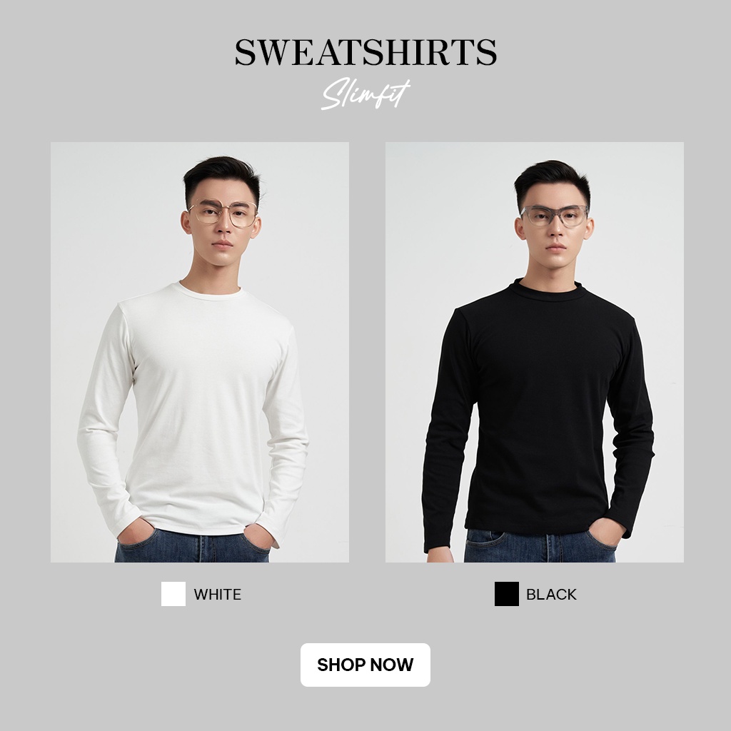 Áo Thun Nam Dài Tay TONY4MEN Chất Liệu Nỉ Cao Cấp Thiết Kế Cổ 3 Phân Giữ Ấm Tốt Form Slimfit Ôm Body AN8033 | BigBuy360 - bigbuy360.vn