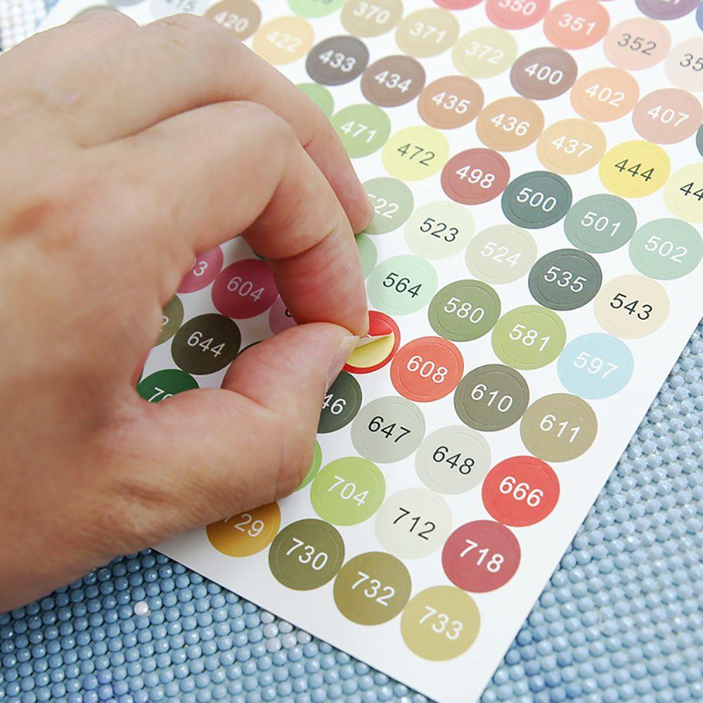 Bộ Sticker 447 Màu Dùng Để Thêu Tranh Trang Trí Nội Thất