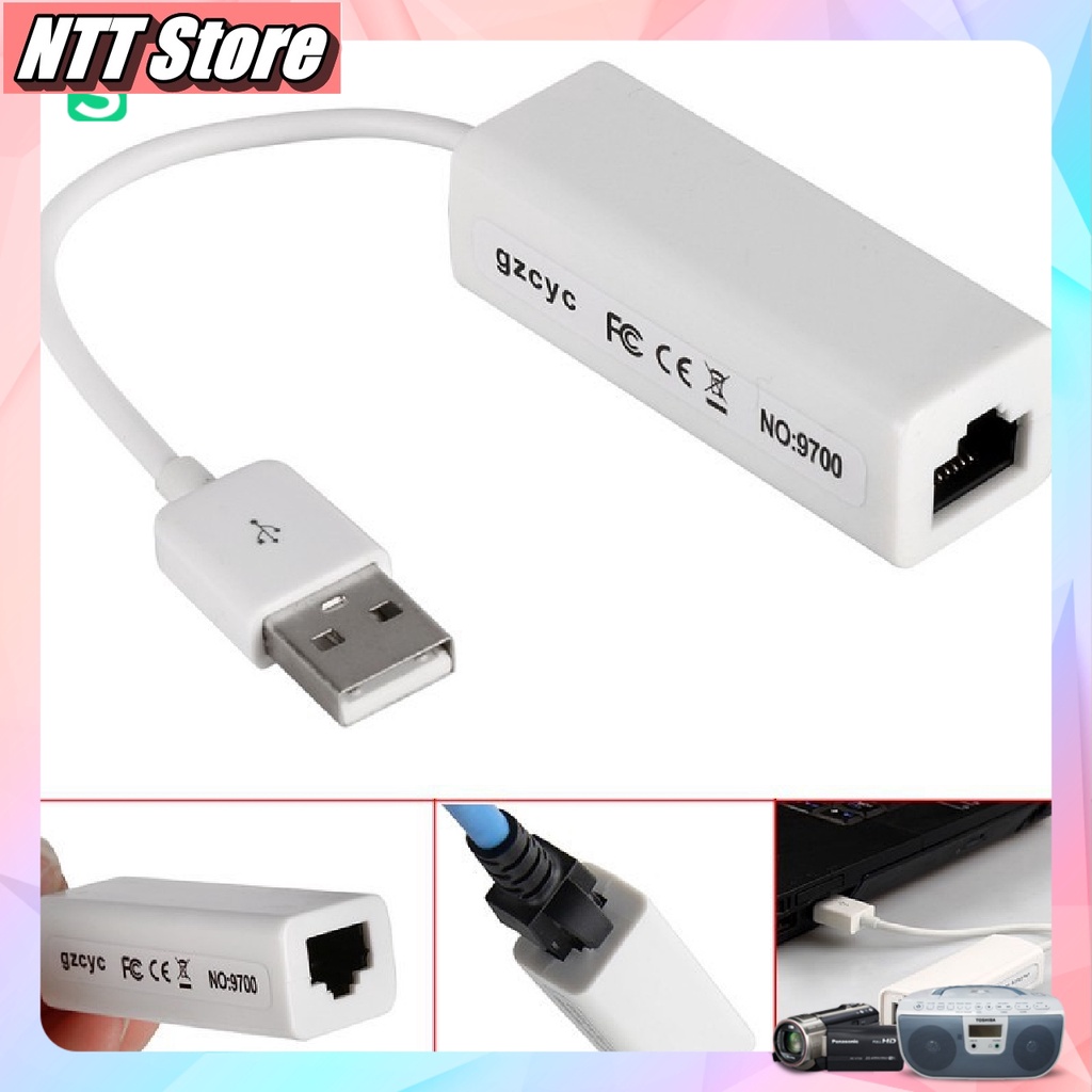 Dây chuyển đổi từ USB sang cổng mạng Lan mới 100% - NTT Shop