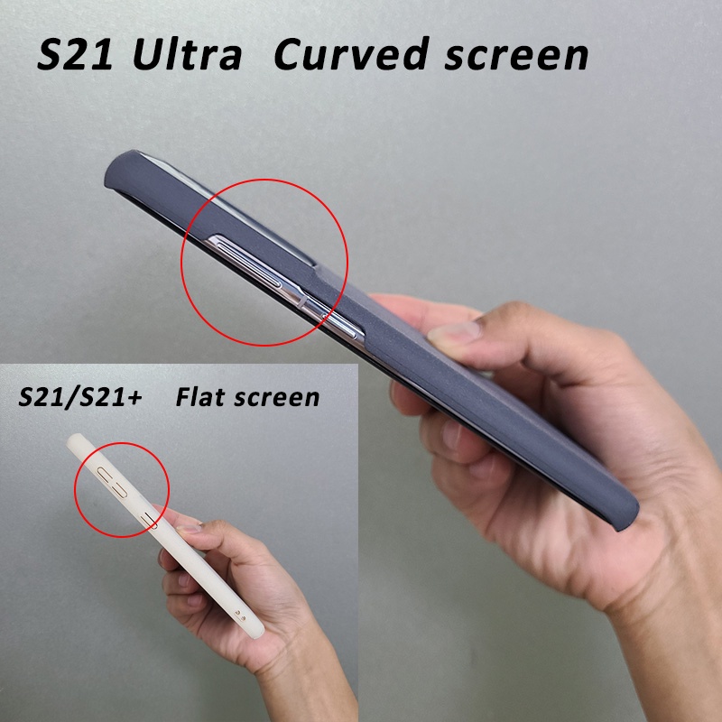 Ốp Điện Thoại Tpu Pc Mỏng Bề Mặt Cát Cho Samsung Galaxy S21 / S21+ / S21 Ultra / S20 FE / S20 / S20+ / S20 Ultra / S10 / S10+ / S9 / S9+