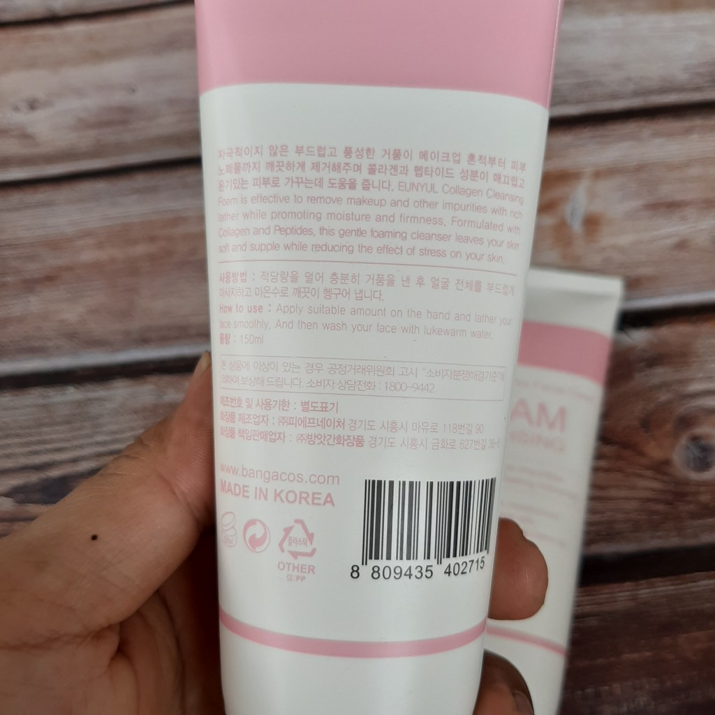 Sữa Rửa Mặt Collagen Eunyul Collagen Foam Cleansing 150ML | BigBuy360 - bigbuy360.vn