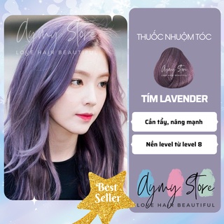Thuốc nhuộm tóc TÍM KHÓI LAVENDER giá rẻ kèm tẩy tại nhà chính hãng - AYMY