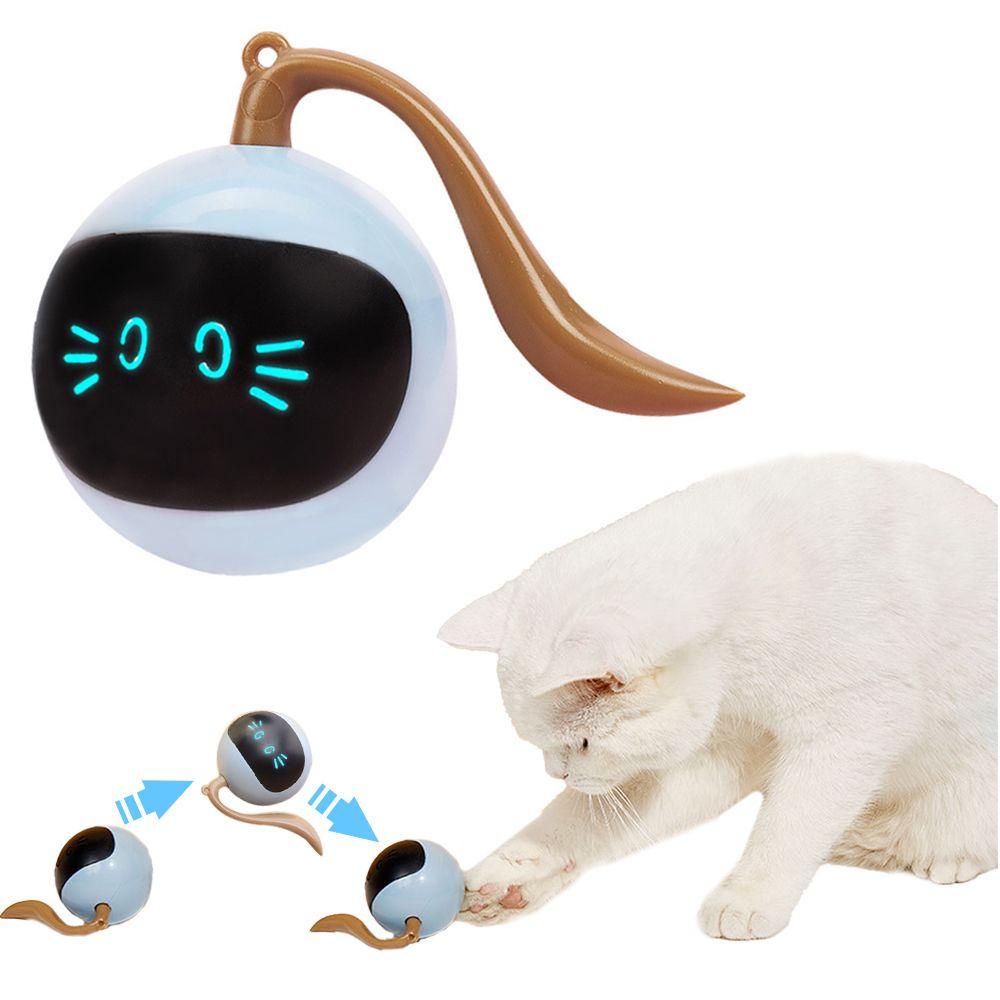 Đồ Chơi Điện Tử Tự Động Xoay Cổng Sạc USB Cho Thú Cưng