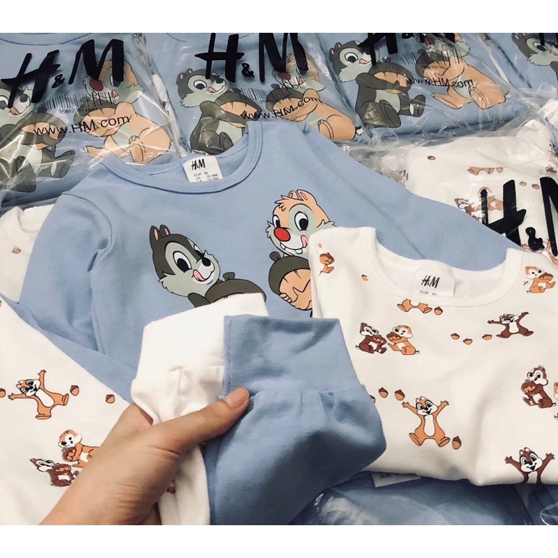 Set 2 bộ cotton dài tay cho bé trai