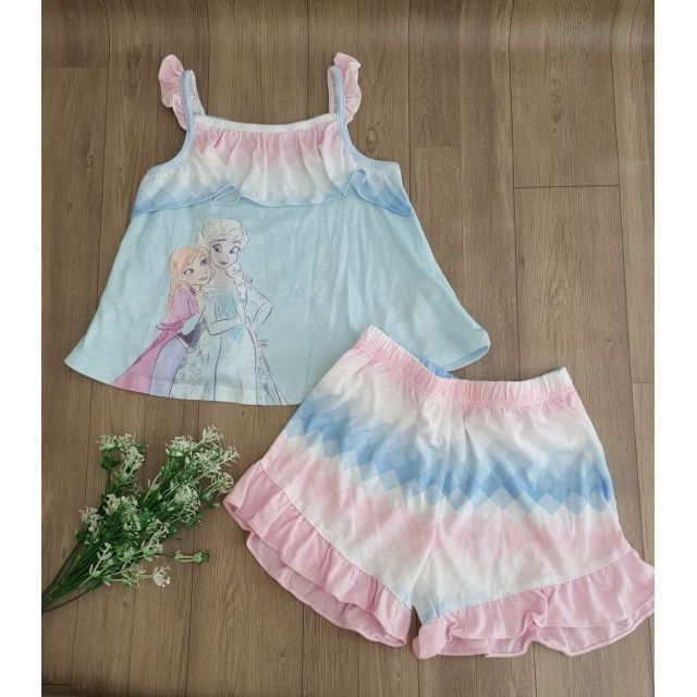 Bộ mặc nhà bé gái disney elsa dư xịn