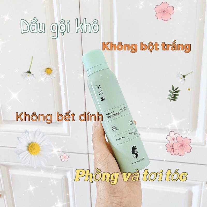 Xịt dầu gội đầu khô Spes giúp tóc bồng bềnh suốt 8 tiếng, không bết dính - Hot Tiktok Douyin