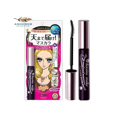 Mascara Kiss me Heroine Nhật Bản Chống Trôi Nước Giúp Dài Mi