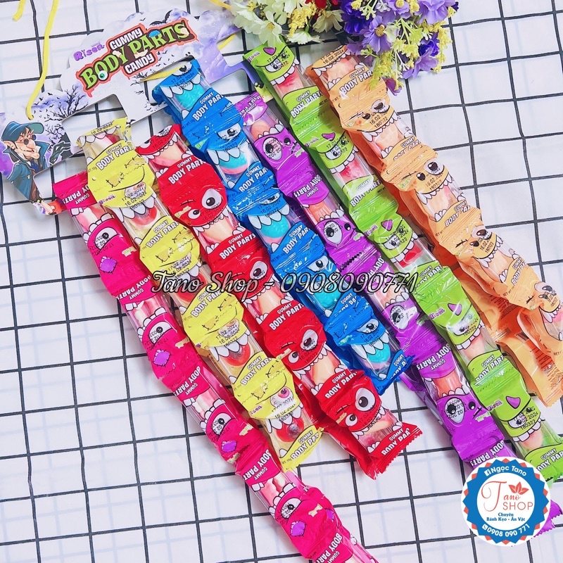 Kẹo dẻo Gummy Halloween Body Parts hiệu Risen - Mỹ
