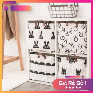 Giỏ vải VUÔNG đựng đồ đa năng, sọt vải để quần áo vải bố chống thấm nước