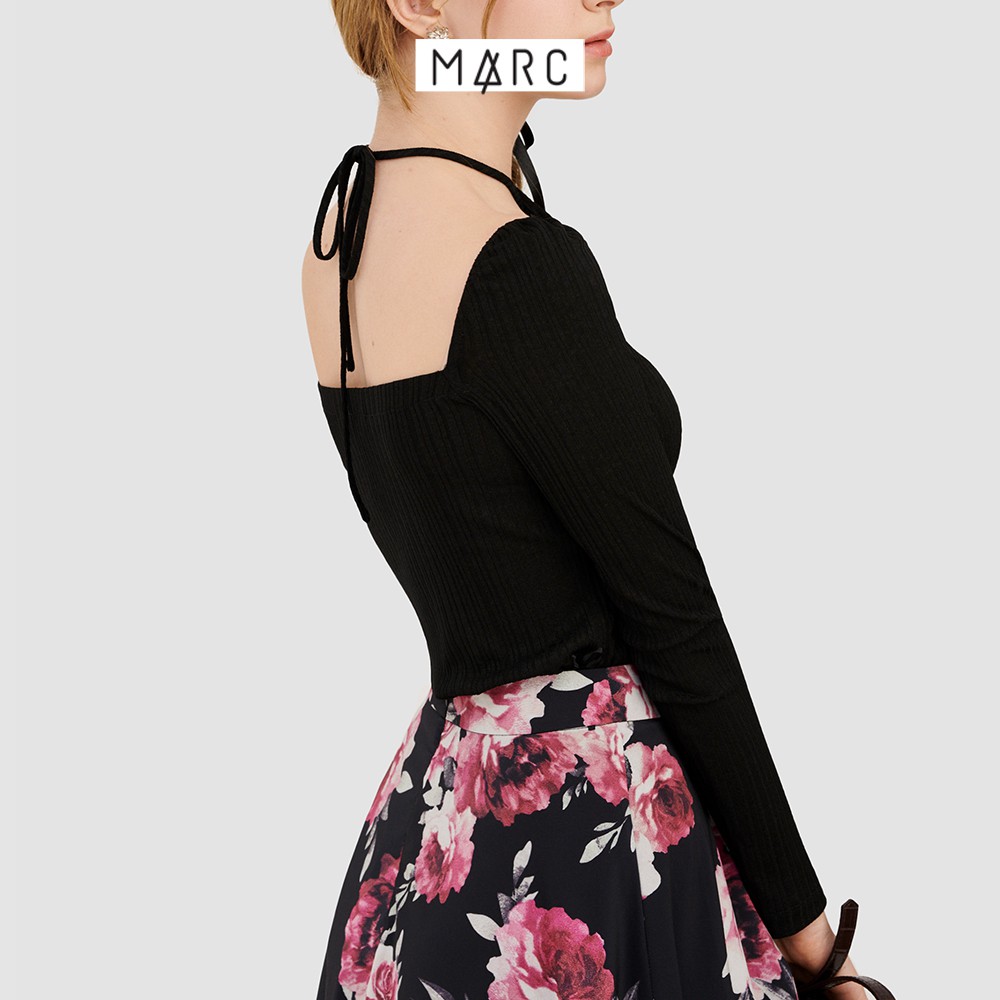 Áo thun nữ MARC FASHION gân tay dài cổ yếm | BigBuy360 - bigbuy360.vn