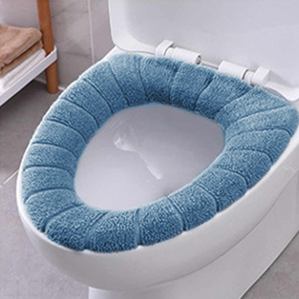 Vỏ bọc lót bồn cầu mềm mại ấm áp co giãn giặt sạch được tiện lợi