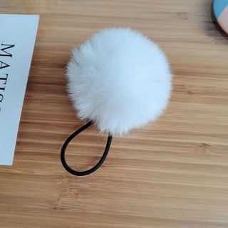 Dây cột tóc công chúa phối lông dễ thương cho bé gái