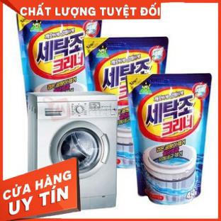 [ Bán Lẻ Giá Sỉ ] Vệ Sinh Máy Giặt, Bột Tẩy Lồng Máy Giặt Hàn Quốc Gói 450G - Siêu Tiện Dụng Dành Cho Máy Giặt