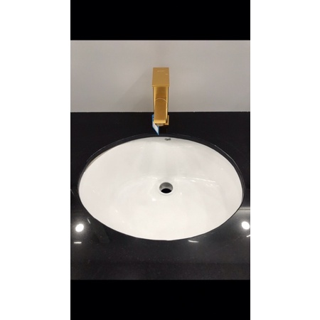Chậu  lavabo Royal RA-2005 âm bàn , kích thước: 495x400x195 cm  men nano ;bảo hành 10 năm