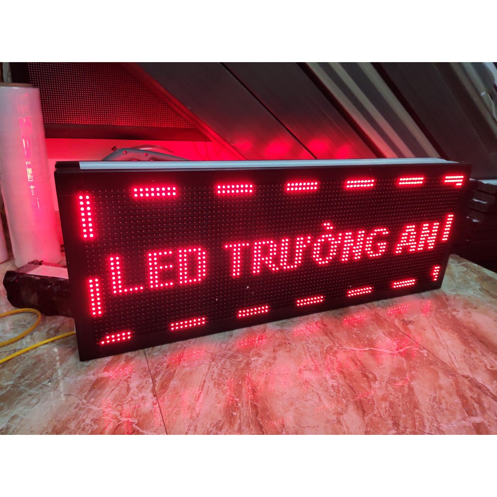 Combo biển quảng cáo led ma trận P10 màu đỏ ngoài trời từ 3 đến 18 tấm, bảo hành 1 năm